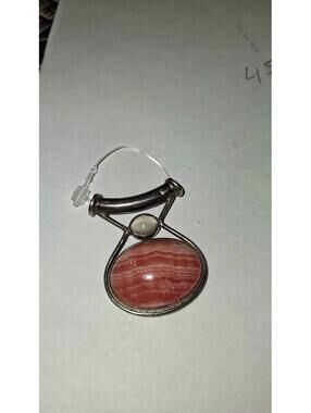 Sajen Offerings Red Sardonyx and Moonstone Silver